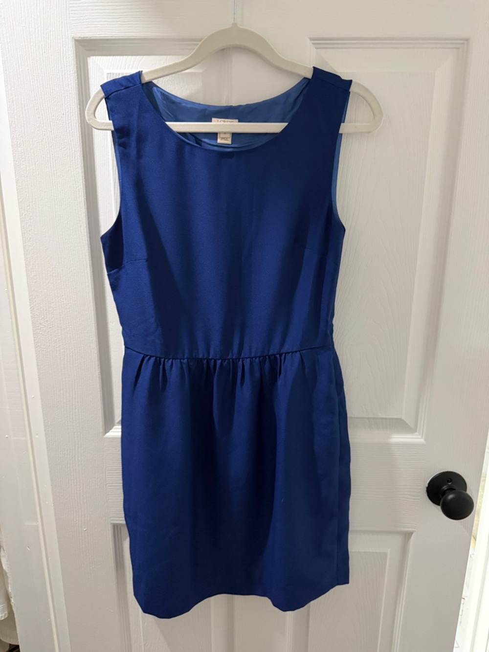 J Crew Factory - Royal Blue Sleeveless Fit-and-Flare Dress